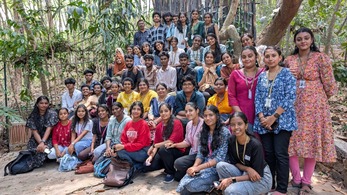 Students at Nature Lab